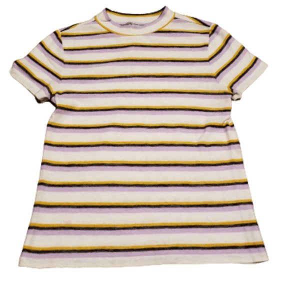 BP x Claudia Sulewski Women's Striped Tee | Women Size XS Extra Small Stripes - Picture 1 of 4
